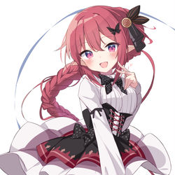 This is a pixiv picture whose title is ふとももエルフ3.