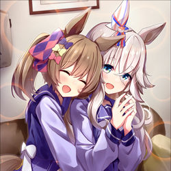 This is a pixiv picture whose title is ファル子とアキュートさん.