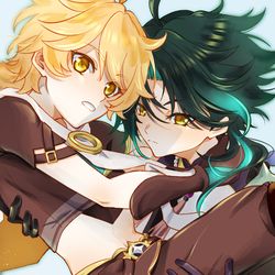 This is a pixiv picture whose title is 魈空.