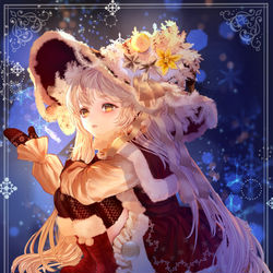 This is a pixiv picture whose title is クリスマスの魔女(全身版).