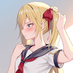 This is a pixiv picture whose title is ツンツン妹.