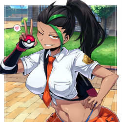 This is a pixiv picture whose title is 校則違反しそうなネモ.