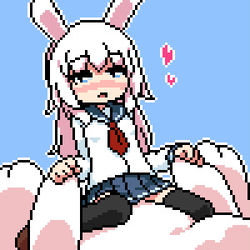 This is a pixiv picture whose title is 涩兔兔的动画#4(预告).