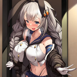 This is a pixiv picture whose title is 島風服着たあかりちゃんその3くらい.