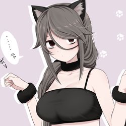 This is a pixiv picture whose title is 猫なくらい子.