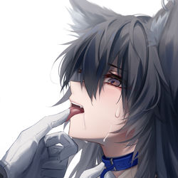 This is a pixiv picture whose title is “……要乖乖待在我身边哦。”.