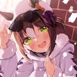 This is a pixiv picture whose title is ファインとデート！①.