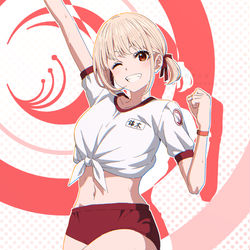 This is a pixiv picture whose title is 体育祭で大活躍してそうな千束.
