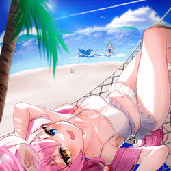 This is a pixiv picture whose title is 水着ホシノ.