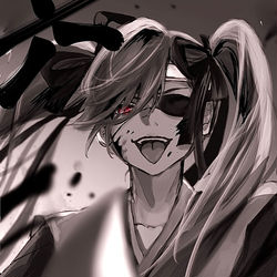 This is a pixiv picture whose title is ツインテ隊長.