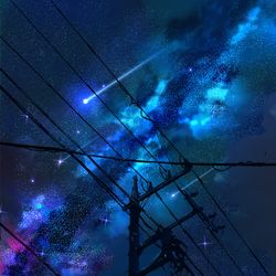 This is a pixiv picture whose title is 天の川.