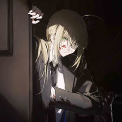 This is a pixiv picture whose title is もう終わった.