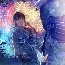 This is a pixiv picture whose title is 楽しみにしていた日🎇.