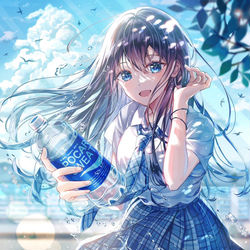 This is a pixiv picture whose title is 「はいどーぞ！」.