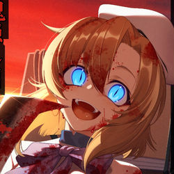 This is a pixiv picture whose title is ひぐらしのなく頃にコラボイラスト.