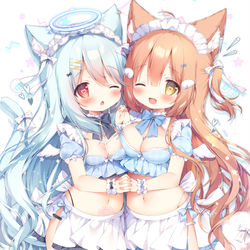 This is a pixiv picture whose title is 💙💛.