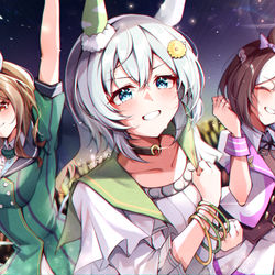 This is a pixiv picture whose title is ウマ娘　イラストまとめ①.