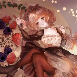 This is a pixiv picture whose title is クリスマスケーキの妖精.