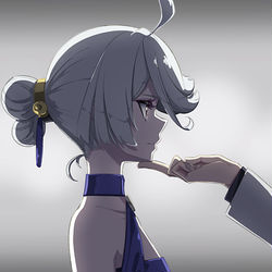 This is a pixiv picture whose title is 守り人.