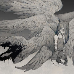 This is a pixiv picture whose title is いつまでも治らない怪我じゃない.