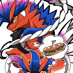 This is a pixiv picture whose title is コライドン.
