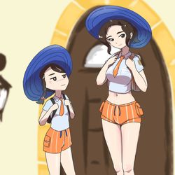 This is a pixiv picture whose title is 22−218 ママも登校します。.