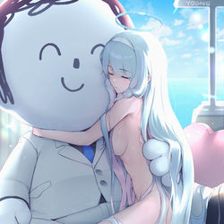 This is a pixiv picture whose title is ブルアカ-アロナ.