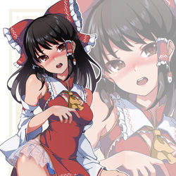 This is a pixiv picture whose title is チャイナ風巫女衣装霊夢さん.