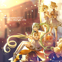 This is a pixiv picture whose title is 初音ミクシンフォニー2022.