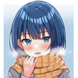 This is a pixiv picture whose title is 遥さん(冬).