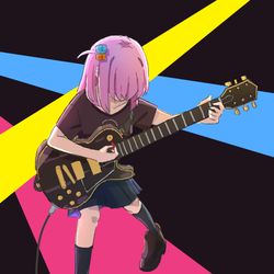 This is a pixiv picture whose title is ぼっち・ざ・ろっく！.