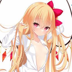 This is a pixiv picture whose title is ワイシャツフランちゃん.