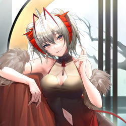 This is a pixiv picture whose title is W.