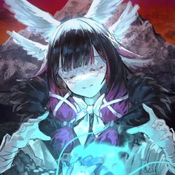 This is a pixiv picture whose title is 少女.