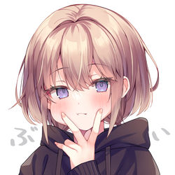 This is a pixiv picture whose title is ぶい.