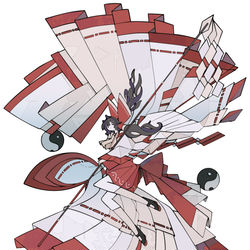 This is a pixiv picture whose title is 霊夢さん。.