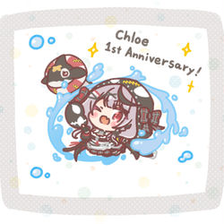 This is a pixiv picture whose title is さかまたちゃん1周年！🎣.