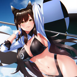 This is a pixiv picture whose title is アズールレーン　RQ愛宕.