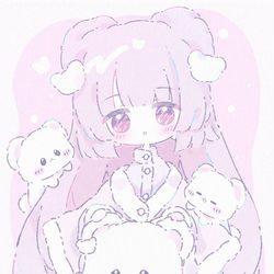 This is a pixiv picture whose title is もふ.
