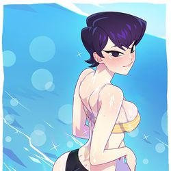 This is a pixiv picture whose title is Komi's summer.