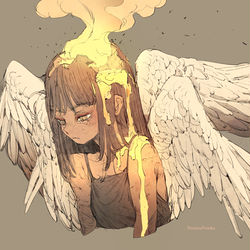This is a pixiv picture whose title is 活火山.