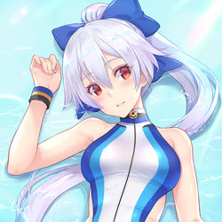 This is a pixiv picture whose title is 水着巴さん.