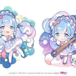 This is a pixiv picture whose title is SNOW MIKU 2023.