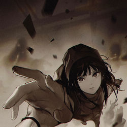 This is a pixiv picture whose title is 坠落.