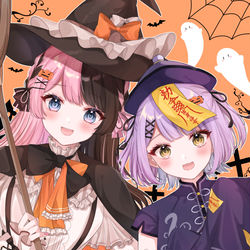 This is a pixiv picture whose title is 🎃👻💘.