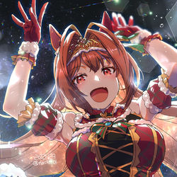 This is a pixiv picture whose title is うまぴょい！.