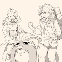 This is a pixiv picture whose title is こんなふうに会話してるとこ見たかったなって.