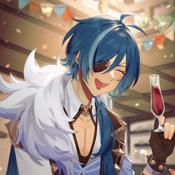 This is a pixiv picture whose title is ガイア誕生日2022.
