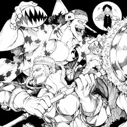 This is a pixiv picture whose title is 敵！２.