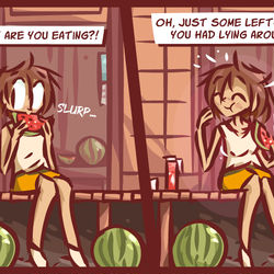 This is a pixiv picture whose title is Bountiful Produce! (Food TG!).